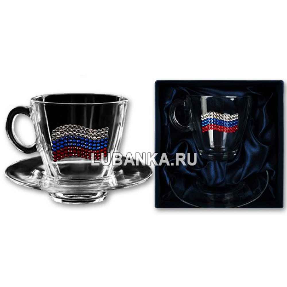 Чашка чайная «Флаг России»